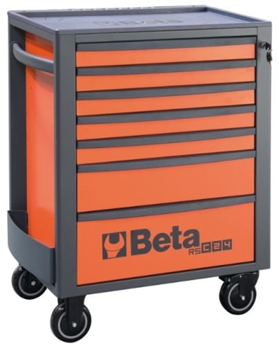 Beta RSC24/7-FO | Gereedschapswagen | 7 laden | Volledig Oranje - 024004070