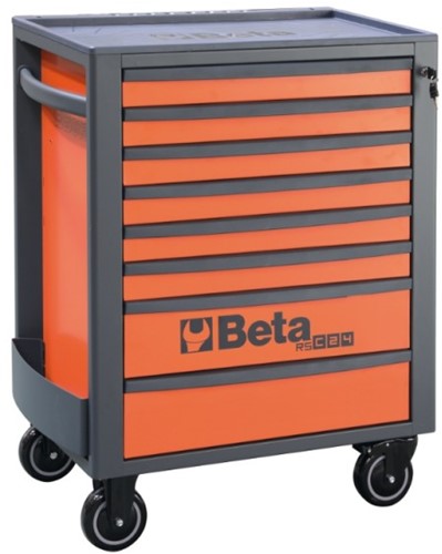 Beta RSC24/8-FO | Gereedschapswagen | 8 laden | Volledig Oranje - 024004080
