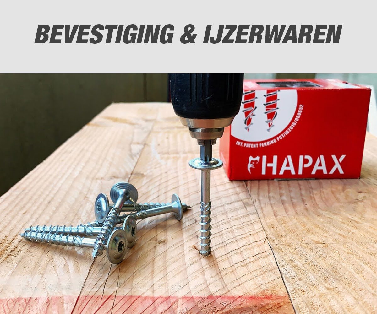 Menu - Homepage - Bevestiging & ijzerwaren