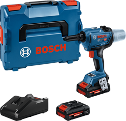 Bosch Blauw GRG 18V-16 Accu popnageltang 18V | 2x EXBA18V-40 accu | In L-Boxx - 06019K5004