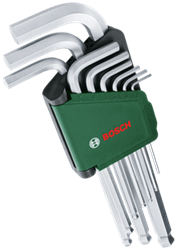 Bosch Groen Inbussleutelset 9-stuks - 1600A02BX9