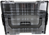 L-BOXX Gereedschapskoffer | 102 deksel transparant | binnen B378xD313xH61 mm | 1 stuk - 6100000362-2ekans