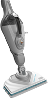 BLACK+DECKER BHSM168D 1600W Steam-mop met deltavoet en 8 accessoires stoomreiniger-2ekans-2