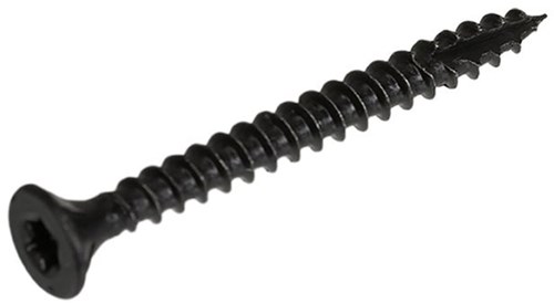 Blackline Spaanplaatschroef Hcp Zwart Pk Torx TX20 +Snijpunt 4.0X40 | 20 stuks - 6901.20.14040