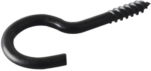 Blackline Schroefhaak Hcp Zwart 4.40X50/80 | 6 stuks - 6901.90.00015
