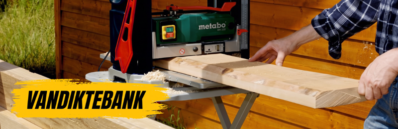 Metabo DH 330 vandiktebank: alles over deze half-stationaire schaafmachine