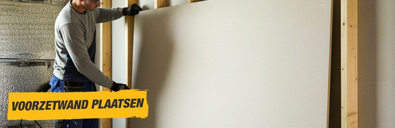 Voorzetwand plaatsen: zo doe je dat stap voor stap