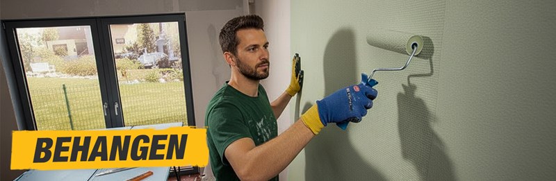 Hoe behang ik een muur?
