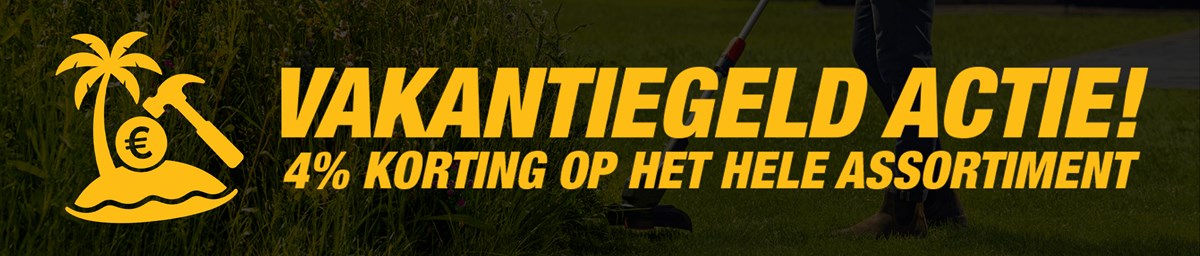 Besteed je vakantiegeld nuttig bij ToolMax!