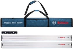 Bosch Blauw FSN tas + 2x FSN 1600 geleiderail + FSN VEL koppelstuk - 0615990EE8