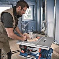 Bosch Blauw GTS 18V-216 | Accutafelcirkelzaag | BITURBO | Body | Zonder accu's & Laders | Met werktafel - 0601B44002-3
