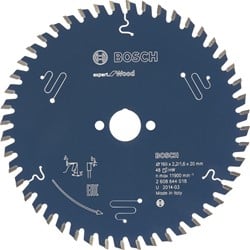 Bosch Accessoires Cirkelzaagblad expert for Wood 160x20x2.2/1.6x48T - 2608644018