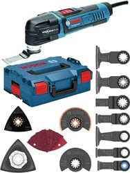 Bosch Blauw GOP 30-28 ProfessionalMulti-Cutter in L-boxx + accessoires  - 0601237000
