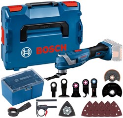Bosch Blauw GOP 18V-34 Accu Multitool met Accessoires 18V | zonder accu's en lader in L-Boxx  - 06018G2002