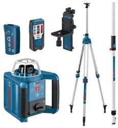 Bosch Blauw GRL 300 HV SET Rotatielaser | + LR 1 + WM4 + RC1 + BT 300 HD + GR 240 - 061599403Y