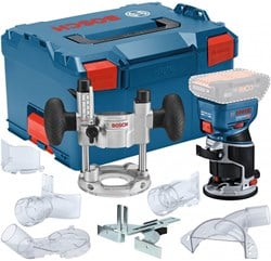 Bosch Blauw GKF 18V-8 Accu Kantenfrees | 18V | Zonder accu en lader | In L-BOXX 238 - 06016C2003