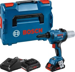 Bosch Blauw GRG 18V-16 C Professional | Accu Klinknagelpistool | 18V | Incl. 2 x 4,0 Ah accu en lader | in L-Boxx 136 - 06019K5001