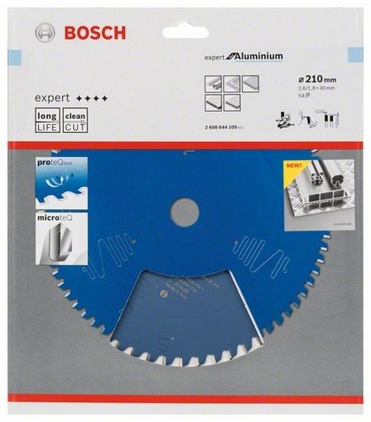 Bosch Accessoires Cirkelzaagblad Expert for Aluminium 216X30X2.6/1.8X64T - 2608644110-3