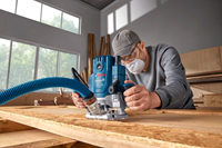 Bosch Blauw GOF 20-12 Bovenfrees | Incl. Sleutel, Parallelgeleider, 2x Spantang, 2x Stofadapter, 2x Rolgeleider - 0601627220-2