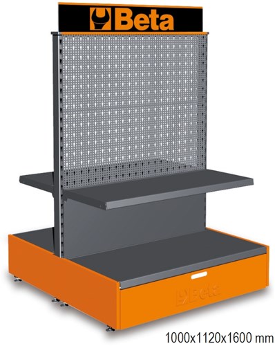 Beta C68G/1-"Gondel" Vloer Display 1 Mtr - 068000051