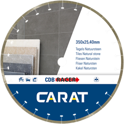 Carat CDBM350400 | Racer Diamantzaagblad | 350 x 25,40 | tegels/natuursteen - CDBM350400