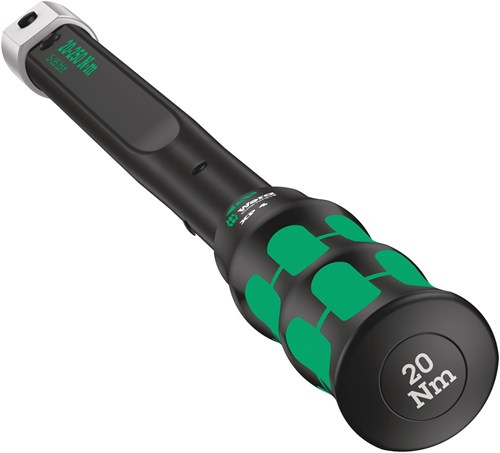 Wera Click-Torque XP 4 draaimomentsleutel met standaard instellingenvoor insteekgereedschappen, 20-250 Nm, 20 Nm, 14x18 x 20,0 Nm x 20-250 Nm - 05075673001-3