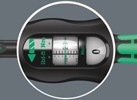 Wera Click-Torque C 1 draaimomentsleutel met omschakelratel, 1/2 duim, 10 - 50 Nm - 1 stuk(s) - 05075620001-3