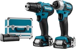 Makita CLX224SAX1 Comboset - accuboor DF333 + slagschroever TD110 12V 2.0Ah Li-Ion - CLX224SAX1
