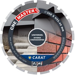 Carat Diamantzaagblad voor natzagen - 350 x 25,4mm - Universeel zaagblad voor o.a W-3511 & BUC350 - CNEM350400