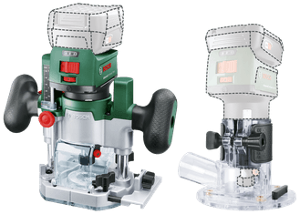 Bosch Groen Accukantenfrees AdvancedTrimRouter 18V-8 bovenfrees set ...