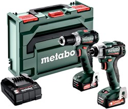 Metabo BS 12 BL + SSD 12 BL Accu Combo set 12V | 2 x 2.0 Ah, SC 30 | metaBOX 118 L - 685228000