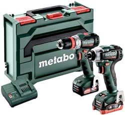 Metabo BS 12 BL Q + SSD 12 BL Accu Combo set 12V | 2.0 Ah + 4.0 Ah, SC 30 | metaBOX 118 - 685227000