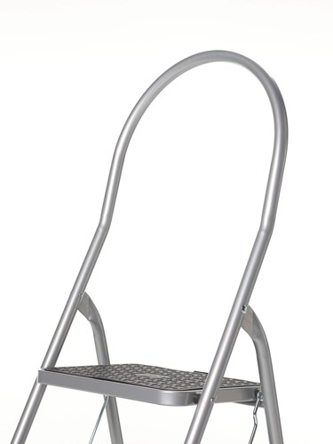 Altrex Cromato huishoudtrap 3-treeds met hoge beugel Silver - 500951-2