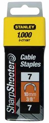 Stanley handgereedschap Krammen 12mm Type 7 - 1000 Stuks - 1-CT108T