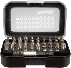 Makita Accessoires 31-delige bitset in plastic box met riemclip - D-30667