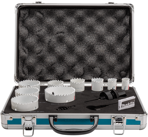 Makita Accessoires Gatzaagset 12-delig hout/metaal - D-47282 D-47282