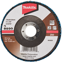 Makita Accessoires Lamellenschuurschijf 125mm Z60 - D-63797-10 D-63797-10