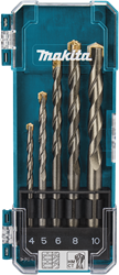 Makita Accessoires D-72877 | TCT-borenset | 5-delig - D-72877