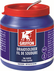 Griffon Draadsoldeer Tin/Koper 97/3 Harskern | Ø 3.0 mm Pot | 500 g - 6312653
