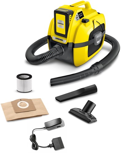 Karcher WD 1 Compact Battery Set Accu Nat- en droogstofzuiger - 1.198-301.0