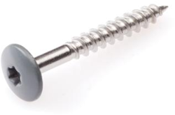 Dak&Gevel Kleurkopschroef Rvs-A2 Grijs Ral7012 4.8X38 | 50 stuks - 6304.30.37526
