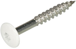 Dak&Gevel Kleurkopschroef Rvs-A2 Wit Ral9010 4.8X25 | 50 stuks - 6304.30.37124