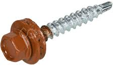 Dak&Gevel Profielplaatschroef Vz Koperbruin Ral8004 4.9X35 | 50 stuks - 6304.01.37420