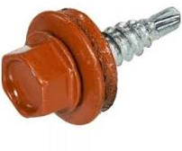 Dak&Gevel Profielplaatschroef Vz 6K Rood Ral3009 4.8X20 | 50 stuks - 6304.01.37123