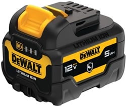 DeWalt DCB126G Oliebestendige Accu | 12V Max | 5.0 Ah  - DCB126G-XJ