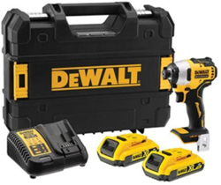 DeWalt DCF809D2T | Slagschroevendraaier | Koolborsteloos | 18V | 2.0Ah Li-Ion | in TSTAK - DCF809D2T-QW