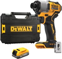 DeWalt DCF840E1T-XJ Accu Slagschroevendraaier | 1/4" | 18V XR Powerstack | in TS (1x 1.7Ah accu)