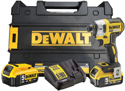 DeWalt DCF887P2 | XR Brushless Accu Slagschroevendraaier 18V in TSTAK (2x 5.0Ah accu + lader) - DCF887P2-QW