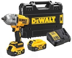 DeWalt DCF900P2T-QW | 18V XR Brushless 1/2" Heavy Duty Slagmoersleutel frictiering | met 2x 5.0Ah accu en lader | in TSTAK koffer DCF900P2T-QW