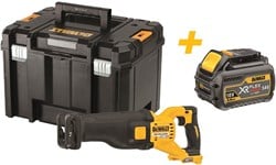 DeWalt DCS389NT | Accu Reciprozaag | XR FlexVolt | 54 Volt | Body | Inclusief DCB546-XJ XR FLEXVOLT 18V-54V 6.0Ah accu